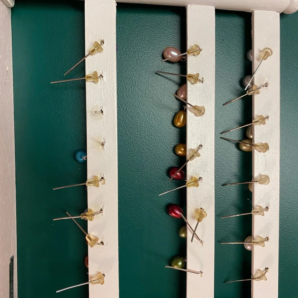 12 pair peal dangle/ French hook